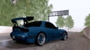 Mazda RX-7 Hellalush для GTA San Andreas миниатюра 3