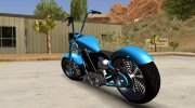 GTA V Western Motorcycle Zombie Chopper V2 для GTA San Andreas миниатюра 2
