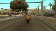 Футболка с Pikachu para GTA San Andreas miniatura 2