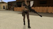 Skin HD Quiet (MGSV) v2 для GTA San Andreas миниатюра 6