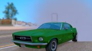 Ford Mustang 1970 Sa style для GTA San Andreas миниатюра 1