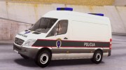 Mercedes Sprinter - BIH Police Van для GTA San Andreas миниатюра 2