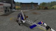 Полицейский вертолёт Robin DR 400 for Farming Simulator 2017 miniature 2