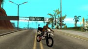 Moto polica Argentina for GTA San Andreas miniature 2
