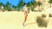 Chell from Portal 2 для GTA San Andreas миниатюра 4
