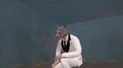 Skin HD GTA V Online в маске волка v2 para GTA San Andreas miniatura 5