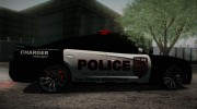 2012 Dodge Charger SRT8 Police interceptor SFPD for GTA San Andreas miniature 11