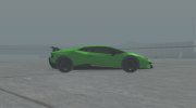2017 Lamborghini Huracan LP640-4 Performante (SA Style) para GTA San Andreas miniatura 3