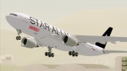 Airbus A330-200 Swiss International Air Lines (Star Alliance Livery) для GTA San Andreas миниатюра 13