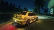 2004 Mitsubishi Lancer Evolution VIII (CT9A) for GTA San Andreas miniature 7