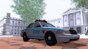 Ford Crown Victoria 2003 NYPD White для GTA San Andreas миниатюра 1
