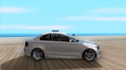 Bmw 135i coupe Police для GTA San Andreas миниатюра 5