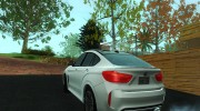 BMW X6M 2015 для GTA San Andreas миниатюра 3