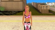 Natalya Hart from Smackdown vs Raw 2011 Xbox для GTA San Andreas миниатюра 1