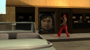 Граффити - портрет Антона Чигура for GTA San Andreas miniature 3