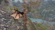 Wearable Dragon Wings Unfolded para TES V: Skyrim miniatura 4