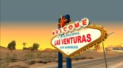 Welcome to Las Venturas Sign Remastered для GTA San Andreas миниатюра 3