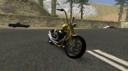 GTA V Western Motorcycle Zombie Bobber V2 для GTA San Andreas миниатюра 1