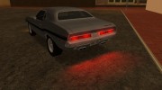 Dodge Challenger RT для GTA San Andreas миниатюра 7