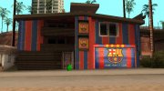 FC Barcelona House of Fans for GTA San Andreas miniature 1