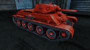 Т-34 (ко Дню Победы легендарный Т-34 в красном) для World Of Tanks миниатюра 5