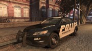 Ford Taurus Police Interceptor 2010 [ELS] para GTA 4 miniatura 1