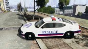 Dodge Charger Karachi City Police Dept. Car for GTA 4 miniature 9