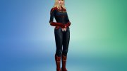 Captain Marvel for Sims 4 miniature 2