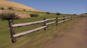 Winter Farm Fence Wood для GTA San Andreas миниатюра 1