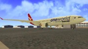 Airbus A330-200 Qantas Oneworld Livery для GTA San Andreas миниатюра 4