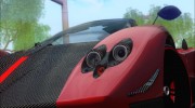 Pagani Zonda Cinque 2009 Autovista для GTA San Andreas миниатюра 9