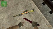 AWP Dragon Lore stickers StatTrack for Counter-Strike Source miniature 10