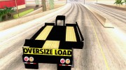 Trailer lowboy transport для GTA San Andreas миниатюра 5