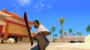 Friday the 13th Jason Machete para GTA San Andreas miniatura 2