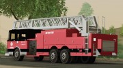 New Firetruck LA - LSFD Ladder 33 для GTA San Andreas миниатюра 4