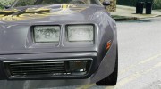 1980 Pontiac Turbo TransAm для GTA 4 миниатюра 12