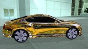 Bentley Continental GT Gold Baku Style for GTA San Andreas miniature 4