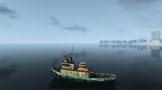 Realistic Rusty Tugboat for GTA 4 miniature 2