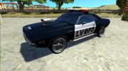1970 Dodge Challenger Police LVPD for GTA San Andreas miniature 4