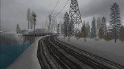 Winter HD Roads для GTA San Andreas миниатюра 4