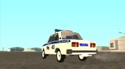 ВАЗ 2105 Полиция для GTA San Andreas миниатюра 2