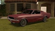 Ford Mustang Fastback 1968 для GTA San Andreas миниатюра 1