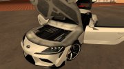 2019 Toyota GR Supra (A90) Low Poly для GTA San Andreas миниатюра 7