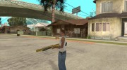 Shotgun Gold для GTA San Andreas миниатюра 2