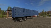 Полуприцеп ОдАЗ Скотовоз версия 1.0 for Farming Simulator 2017 miniature 1
