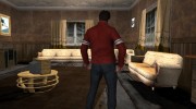 Skin GTA V Online HD в красной куртке para GTA San Andreas miniatura 3
