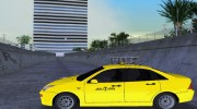 Ford Focus Taxi для GTA Vice City миниатюра 6