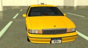 Chevrolet Caprice Taxi 1991 для GTA San Andreas миниатюра 2