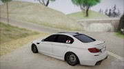 BMW M5 F10 Grey Demon for GTA San Andreas miniature 3