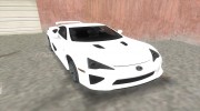Lexus LFA для GTA Vice City миниатюра 1